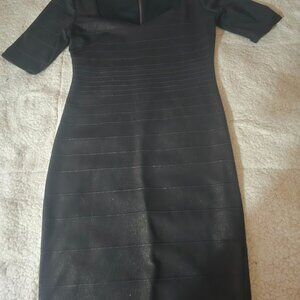 Women’s Professional Black & Gold Work Dress | Size 10